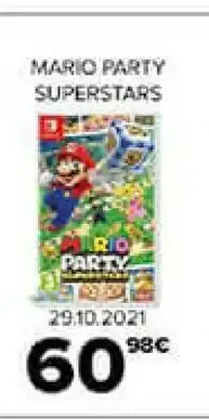 Gamestop Nintendo Mario Party Superstars Basic Tedesca, Inglese Switch offerta