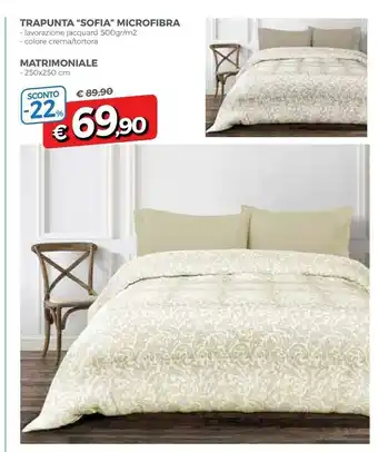 Famila Trapunta Sofia Microfibra Matrimoniale offerta