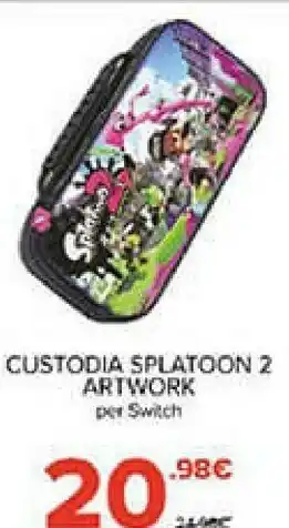 Gamestop Nintendo Custodia Splatoon 2 Artwork offerta