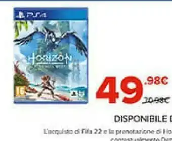 Gamestop Sony Ps4 Horizon offerta
