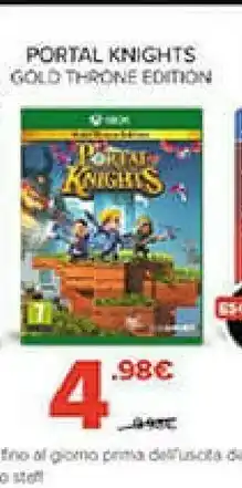 Gamestop Portal Knights Gold Throne Edition offerta