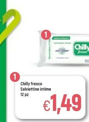 Famila Chilly Fresco Salviettine Intime offerta