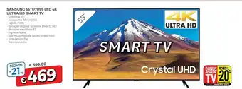 Famila Samsung LED TV 43" - TV Flat UHD 109,2 Cm (43") 4K Ultra HD Smart TV Wi-Fi Nero offerta