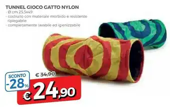 Famila Vitakraft Tunnel Frusciante In Nylon Per Gatti offerta