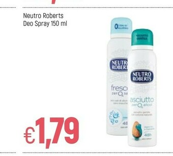Famila Neutro Roberts Deodorante offerta