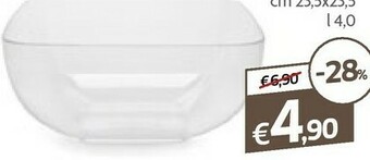 Famila Excelsa Linea Quartz Insalatiera Trasparente offerta