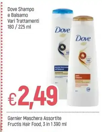 Famila Dove Cura dei capelli offerta