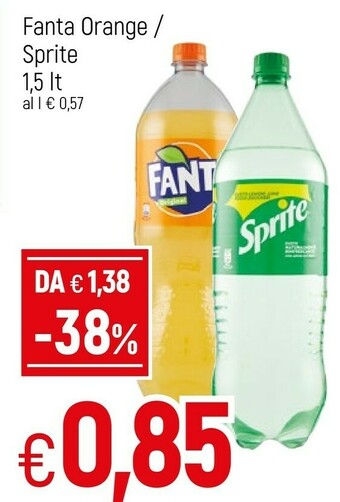 Famila Coca Cola Fanta Orange/ Sprite offerta