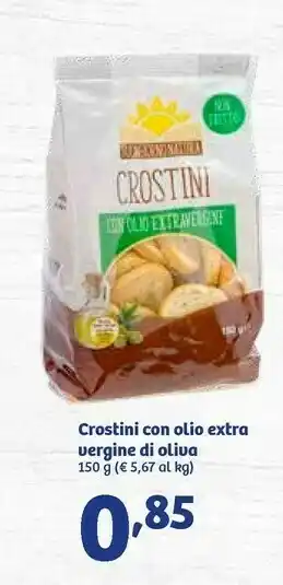 In'S Mercato Crostini Con Olio Extra Vergine Di Oliva 150g offerta