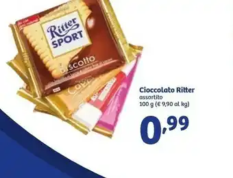 In'S Mercato Ritter sport Cioccolato offerta