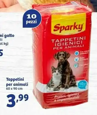 In'S Mercato Sparky Tappetini Per Animali offerta
