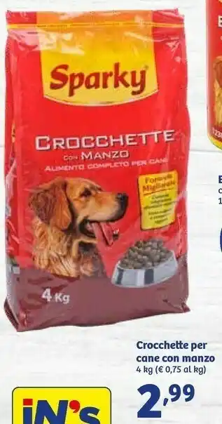 In'S Mercato Sparky Crocchette Con Manzo offerta