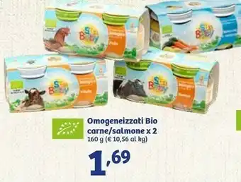 In'S Mercato Sun Baby Omogeneizzati Bio Carne offerta