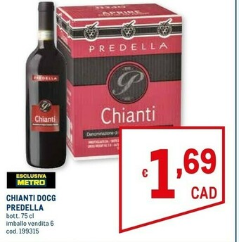 Metro Predella Chianti 750 G(ml) offerta