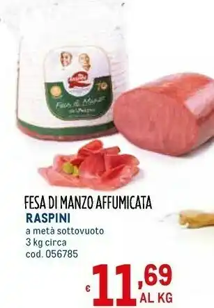 Raspini Fesa Di Manzo Affumicata