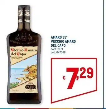 Metro Caffo Vecchio Amaro Del Capo 700 G(ml) offerta