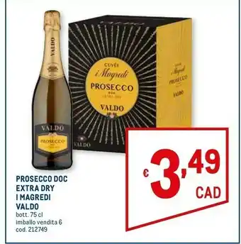 Valdo Prosecco Treviso DOC 750 G(ml)