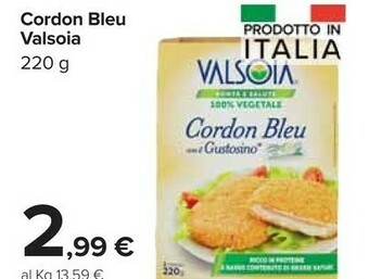 Carrefour Market Valsoia Cordon bleu offerta
