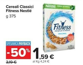 Carrefour Market Nestlè Cereali Fitness offerta