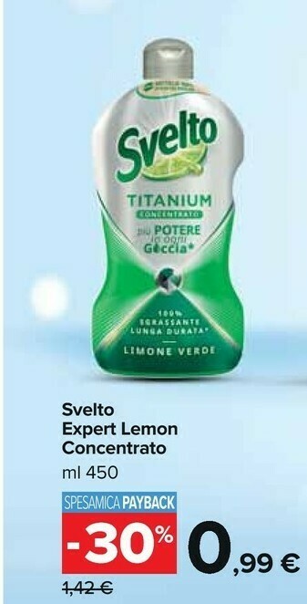 Carrefour Market Svelto Detersivo piatti offerta