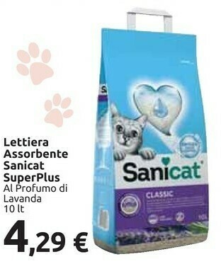 Carrefour Market Sanicat Lettiera Assorbente Superplus offerta