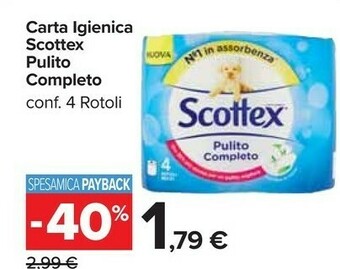 Carrefour Market Scottex Carta igienica offerta