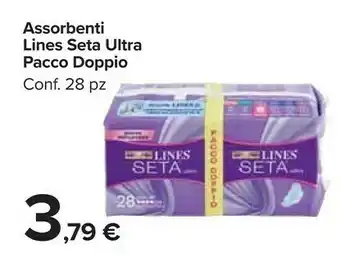 Carrefour Market Lines Assorbenti lines offerta