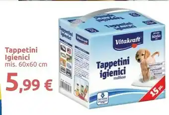 Carrefour Market Vitakraft Tappetini Igienici offerta