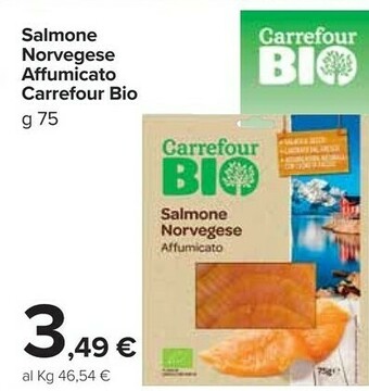 Carrefour Market Salmone affumicato offerta
