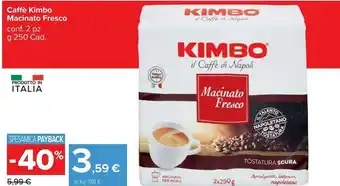Carrefour Kimbo Caffè offerta