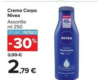 Carrefour Nivea Crema corpo offerta