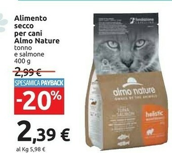 Carrefour Almo Nature Cibo per gatti offerta