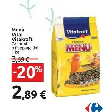 Carrefour Vitakraft Cibo per animali offerta