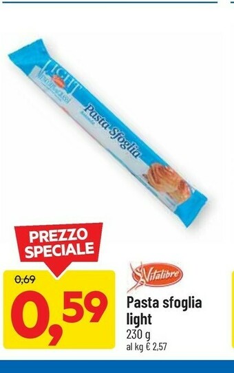 DPiù Pasta Sfoglia Light offerta