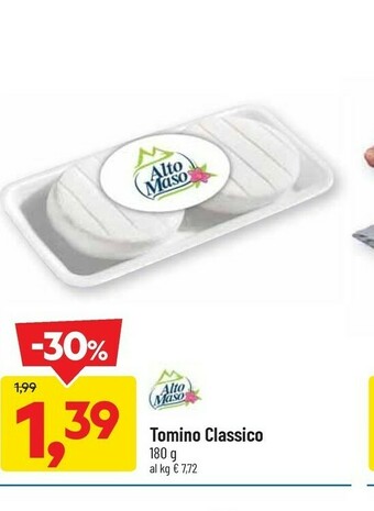 DPiù Alto maso Tomino Classico offerta