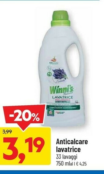DPiù Anticalcare Lavatrice offerta