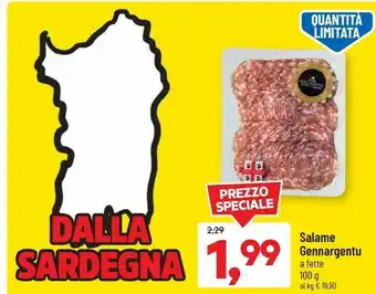 Fattorie gennargentu Salame