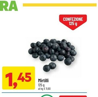DPiù Mirtilli 125 G offerta