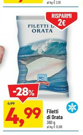 DPiù Filetti Di Orata offerta