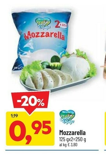 DPiù Mozzarella offerta