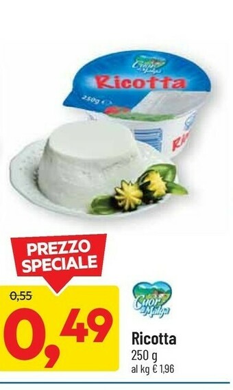 DPiù Ricotta offerta