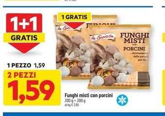 DPiù La Gioiosa Funghi Misti Con Porcini offerta