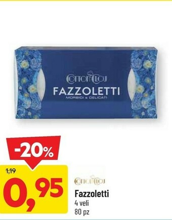 DPiù Dpiù Fazzoletti 4 Veli offerta