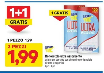 DPiù Laser technology Monorotolo Ultra Assorbente offerta