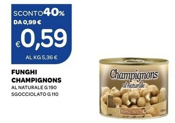 Ekom Funghi champignon offerta