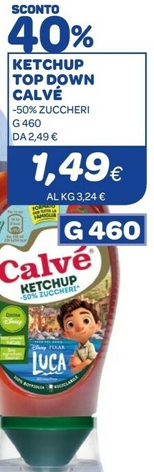 Ekom Calvè Ketchup offerta