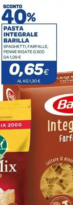 Ekom Barilla Integrale Farfalle 500 G(ml) offerta