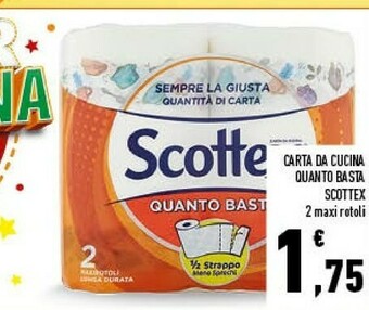 Conad Superstore Scottex Carta Da Cucina Quanto Basta offerta