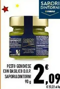 Conad Superstore Conad Sapori E Dintorni Pesto Genovese Con Basilico offerta