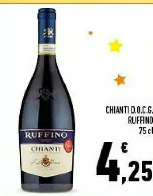 Conad Superstore Ruffino Chianti DOCG offerta